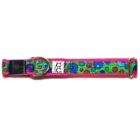 Outer Space on Pink Adjustable Cat Collar