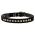 Velvet and Crystal Cat Collar (shown with breakaway safety buckle) - in Black