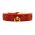 Tiara Crystal Dog Collar - in Red with Red stones
